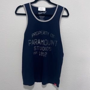 Paramount Pictures Official Merch Navy Tank Top Size Medium